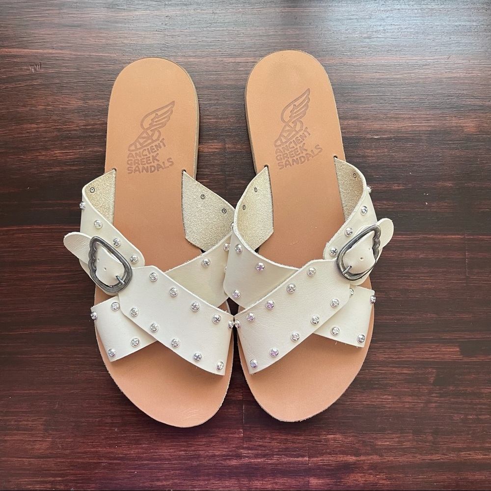 Ancient Greek Pella Rivets Stud Sandals